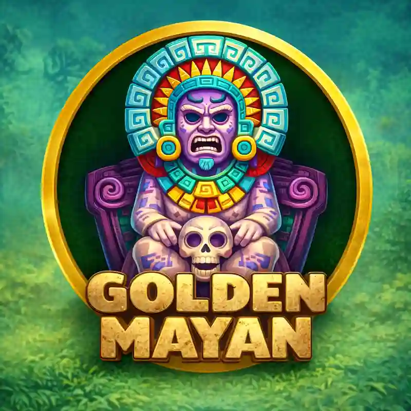 Golden Mayan slot game interface featuring ancient gold treasures
